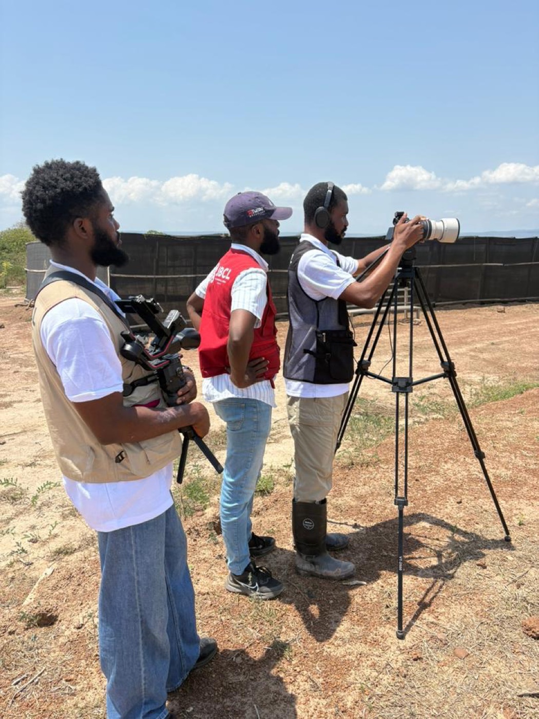 The JBCL crew on location